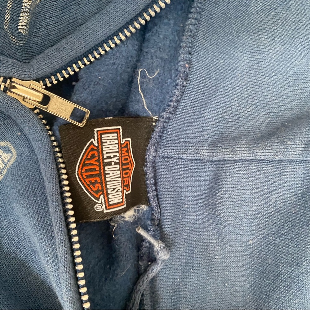 Harley-Davidson Blue Hoodie - Picture 7 of 7